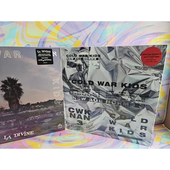 Lot of 2 Cold War Kids Records (New): New Age Norms 3, La Divine
